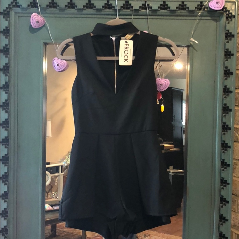 Wandering XO black romper